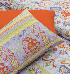 Pure Cotton Bed Sheet Set - Abstract Paisley
