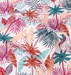 Pure Cotton Fitted Sheet Set - Tropical Island