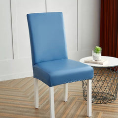 Faux Leather Waterproof Dining Chair Covers.