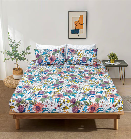 Pure Cotton Fitted Sheet Set - Morbagh