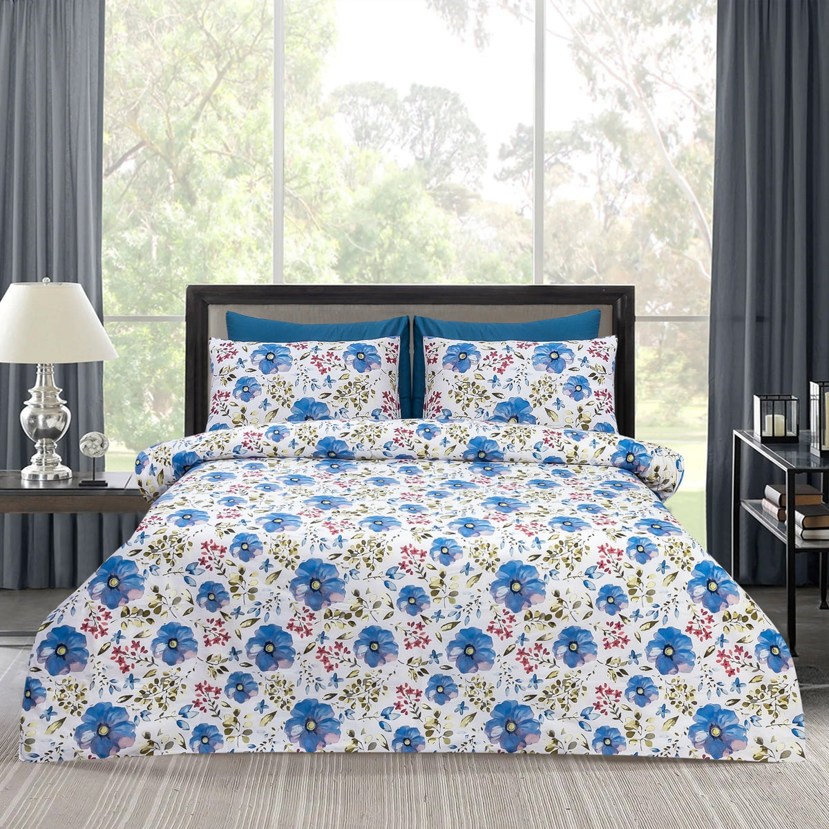 Pure Cotton Bed Sheet Set - Floral Valley