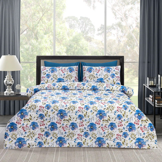 Pure Cotton Bed Sheet Set - Floral Valley
