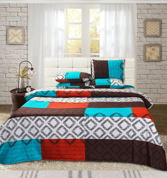 Pure Cotton Bed Sheet Set - Patch