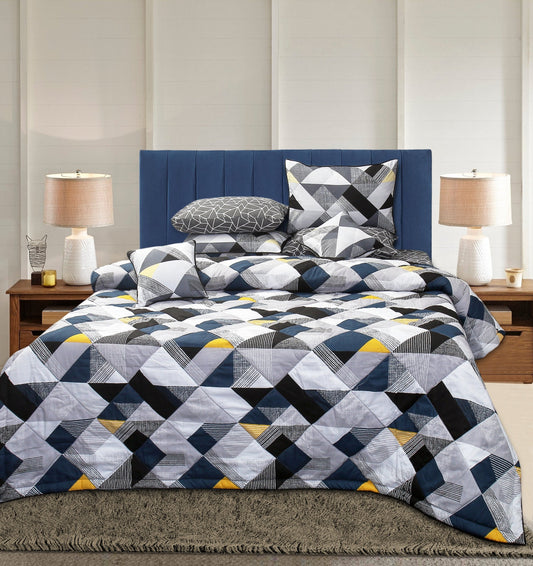 Pure Cotton Bed Sheet Set - Trinity