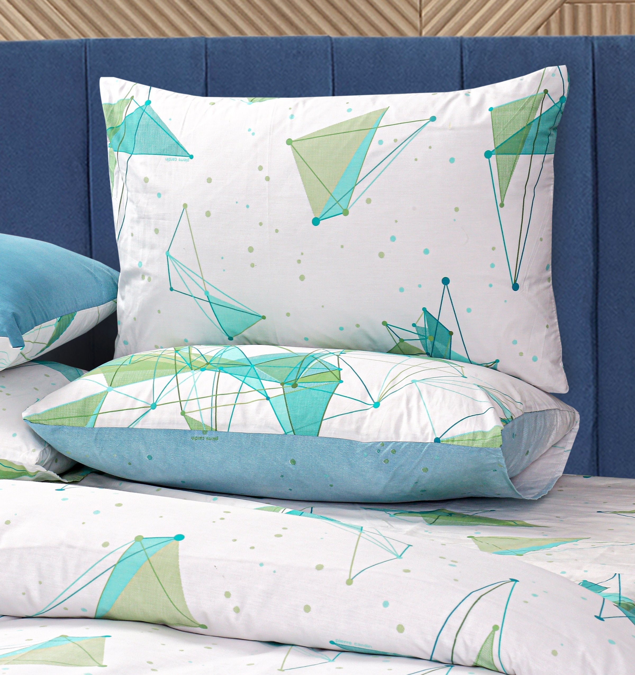 Pure Cotton Bed Sheet Set - Seaglass