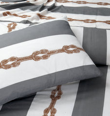 Pure Cotton Bed Sheet Set - Ropes