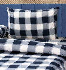 Pure Cotton Bed Sheet Set - Checks