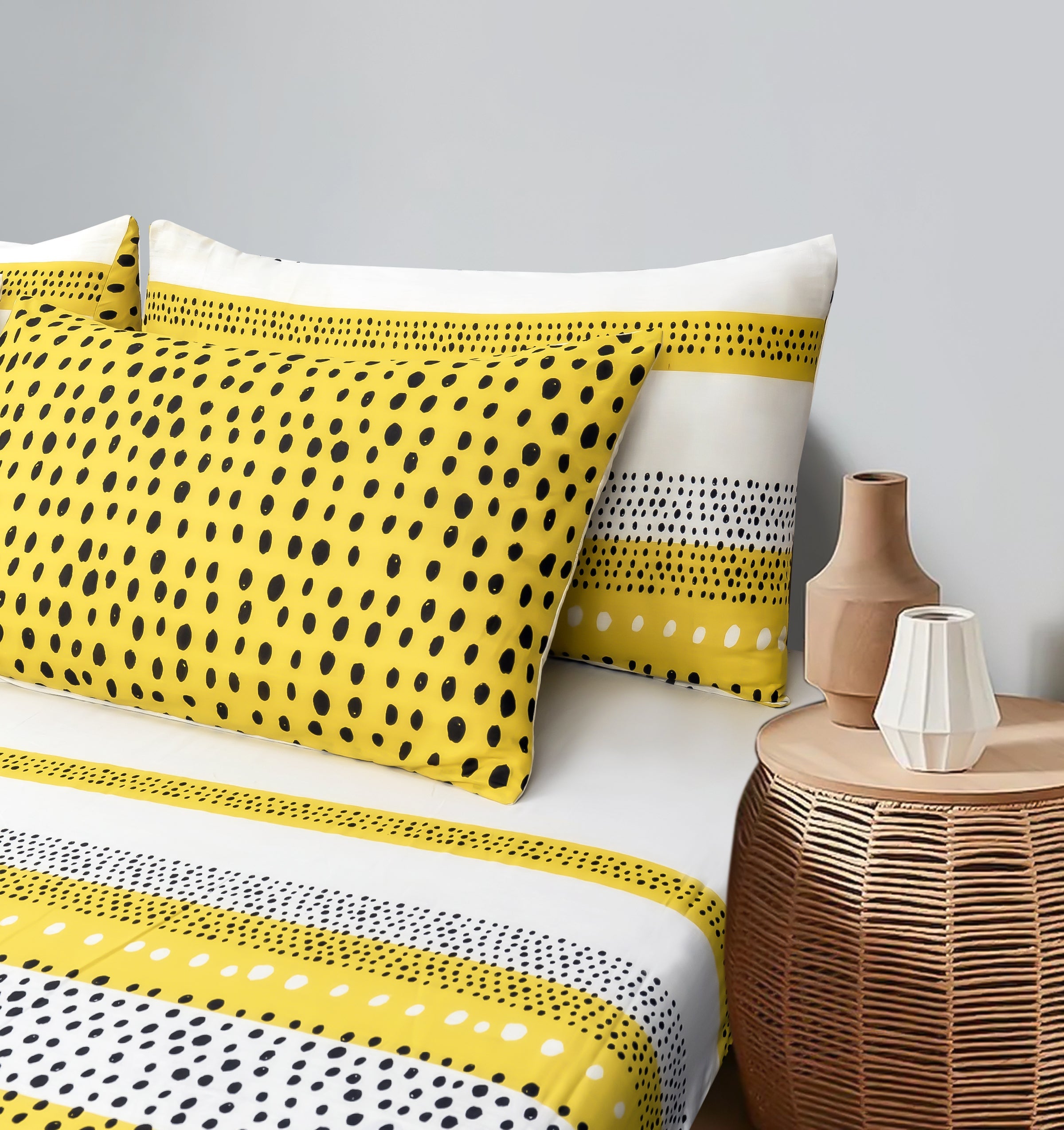 Pure Cotton Fitted Sheet Set - Even