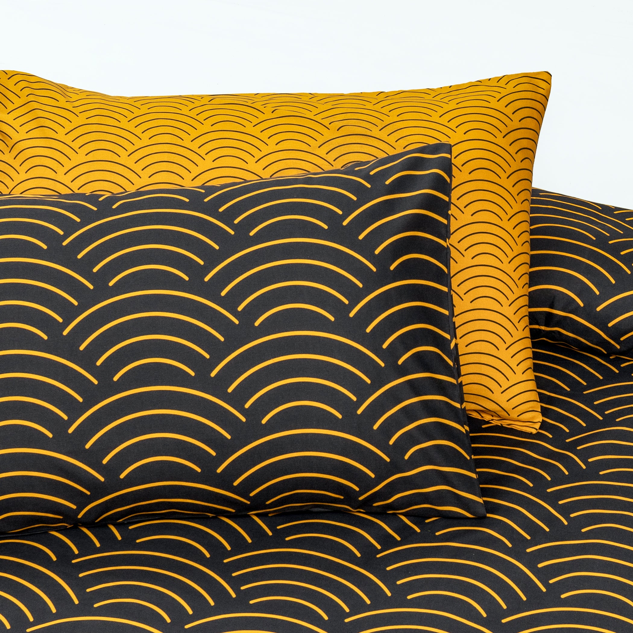 Pure Cotton Fitted Sheet Set - Orion Black
