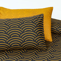 Pure Cotton Fitted Sheet Set - Orion Black