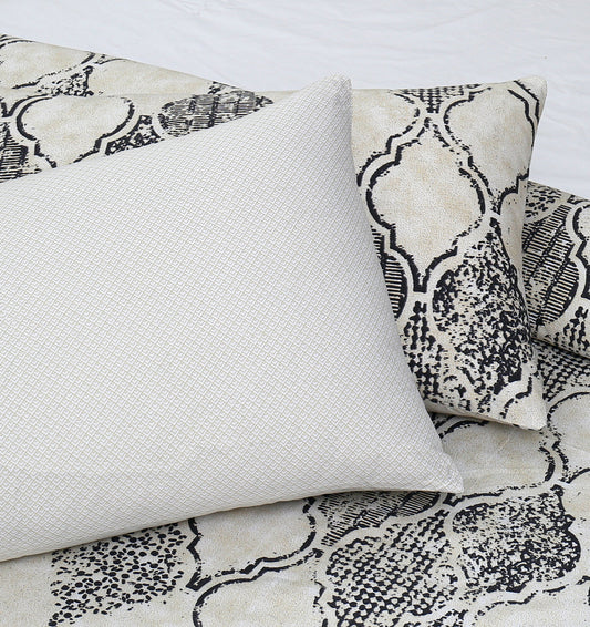 4 Pillows King Bed Sheet - Mughal Empire