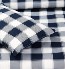 Pure Cotton Bed Sheet Set - Checks
