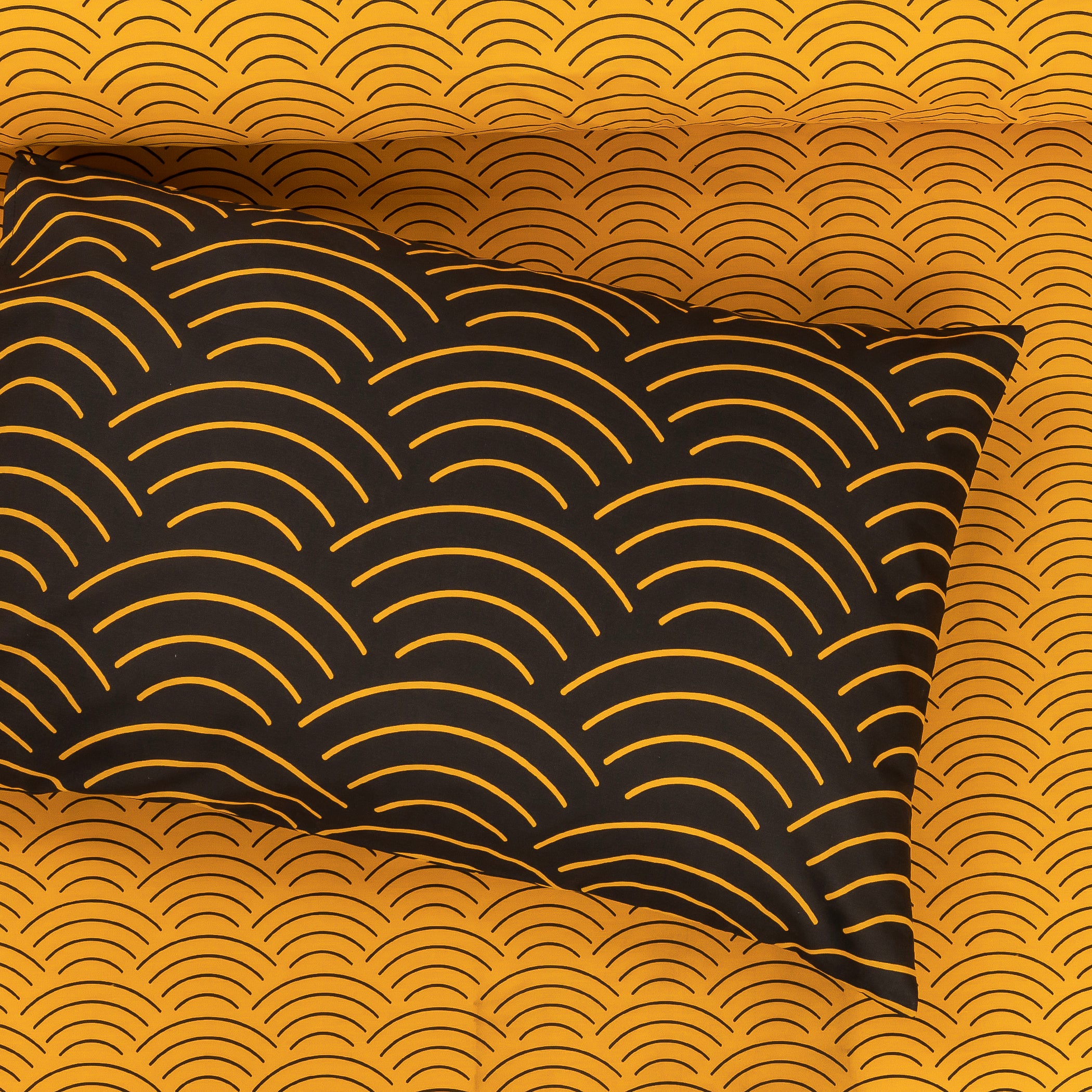 Pure Cotton Fitted Sheet Set - Orion Yellow