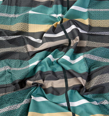 Pure Cotton Bed Sheet Set - Stripe Green