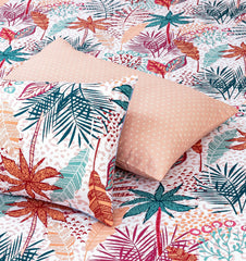 Pure Cotton Fitted Sheet Set - Tropical Island