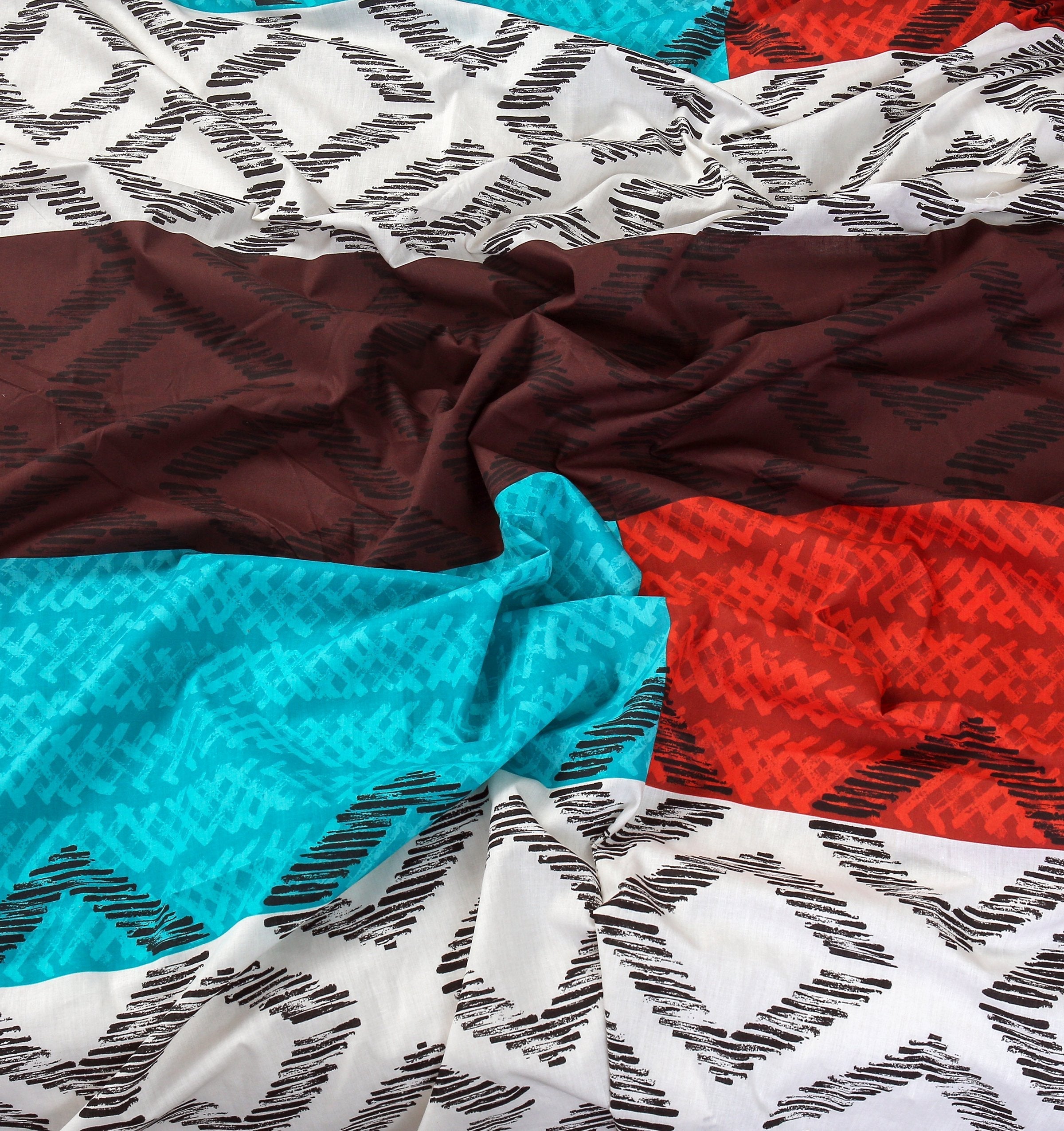 Pure Cotton Bed Sheet Set - Patch
