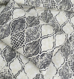 4 Pillows King Bed Sheet - Mughal Empire