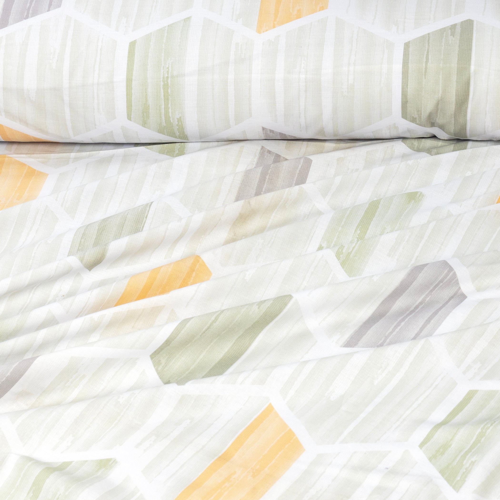 6 PCs Reversible Cotton Duvet Cover Set - zephyr
