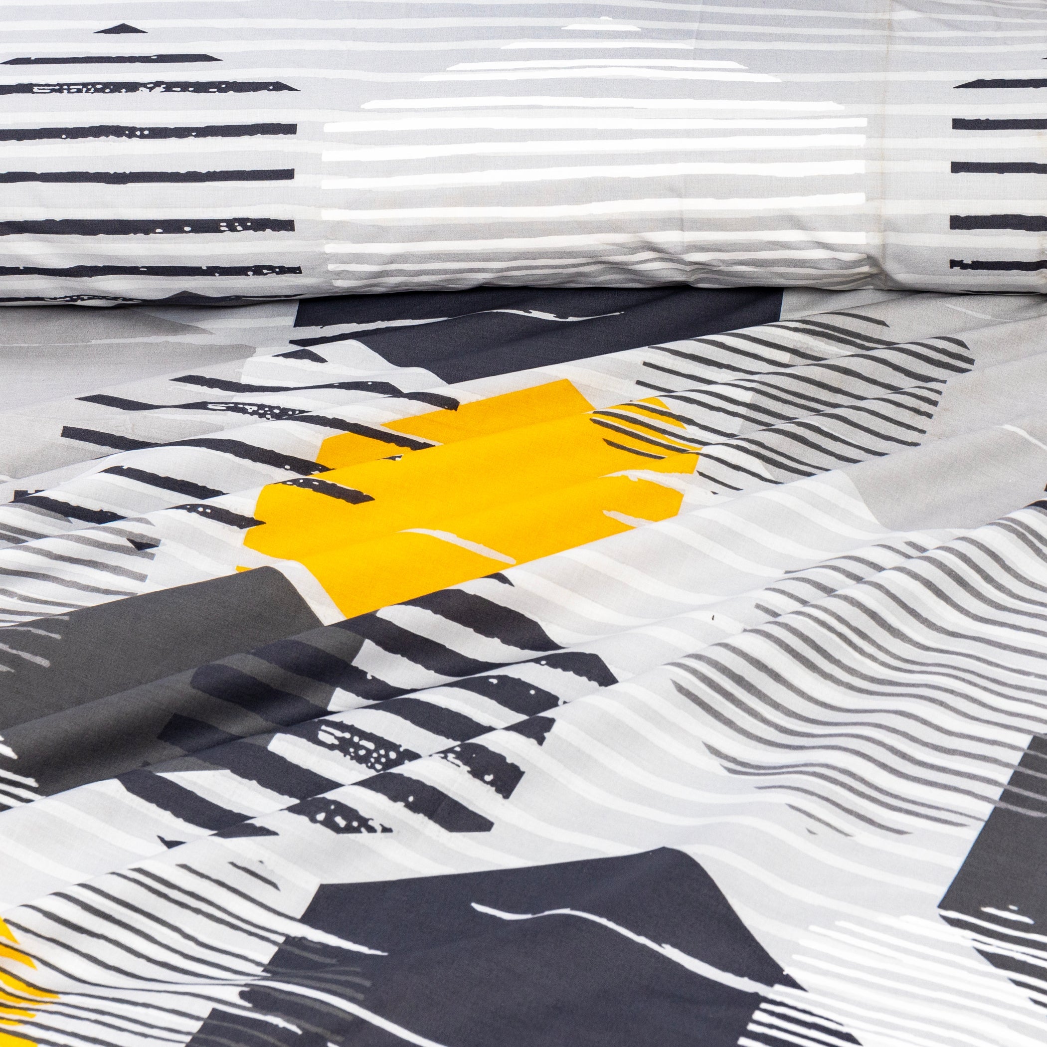 Pure Cotton Bed Sheet Set - Honeycomb