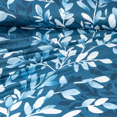Pure Cotton Bed Sheet Set - Blue Orchid