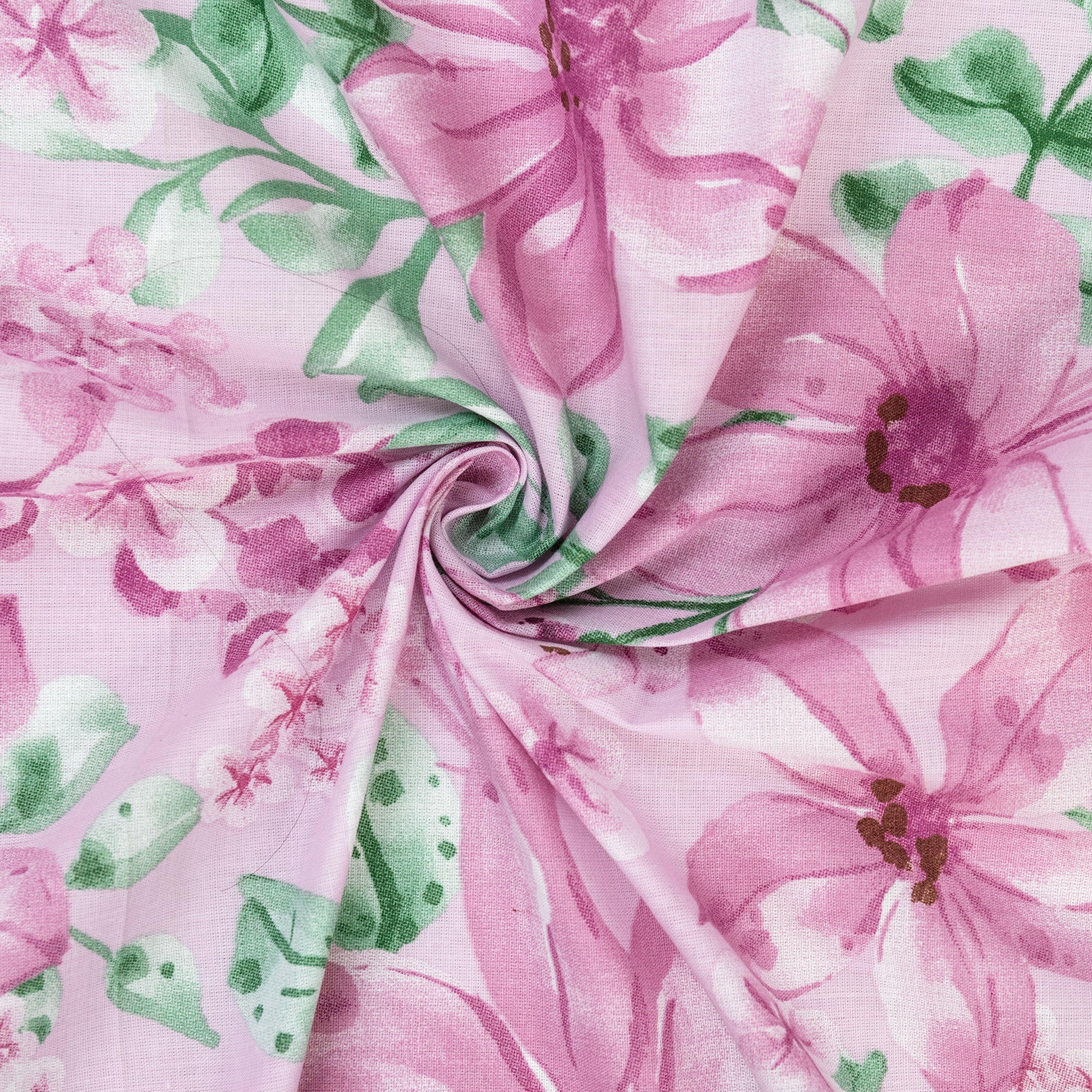 Pure Cotton Bed Sheet Set - Blush Green