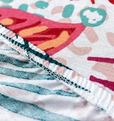 Pure Cotton Fitted Sheet Set - Tropical Island