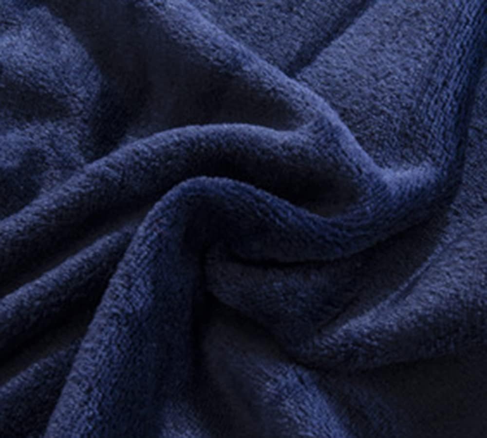 Super Soft Dyed Fleece Blanket - Dark Blue
