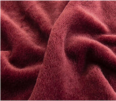 Super Soft Dyed Fleece Blanket - Deep Red