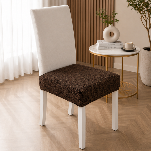 Premium Bouclé Dining Seat Covers