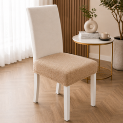Premium Bouclé Dining Seat Covers
