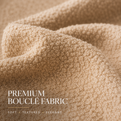 Premium Bouclé Dining Seat Covers
