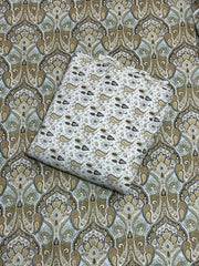 Pure Cotton Fitted Sheet Set - Paisley