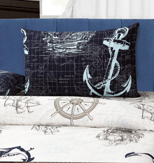 Pure Cotton Bed Sheet Set - Oceans Voyage