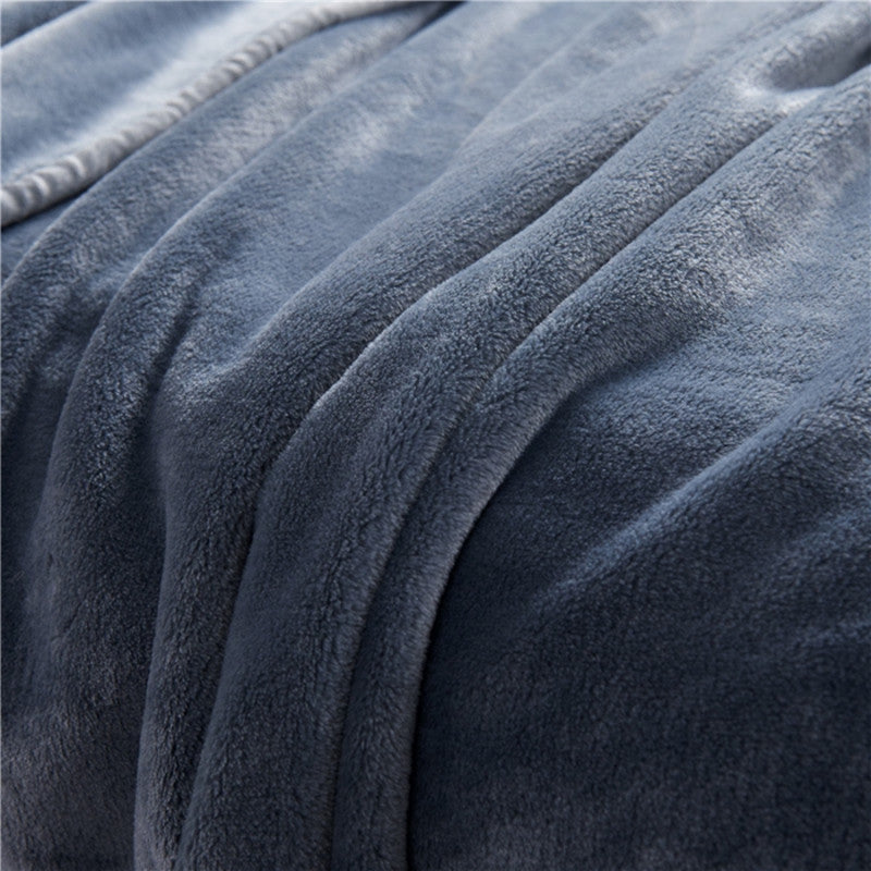 Super Soft Dyed Fleece Blanket - Grey