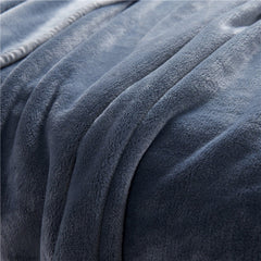 Super Soft Dyed Fleece Blanket - Grey