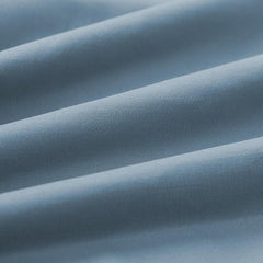 Waterproof Cotton Jersey King Mattress Cover - Blue Grey