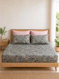 Pure Cotton Fitted Sheet Set - Wildflower