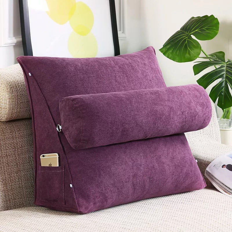 Backrest Triangular Lumber Support Cushion