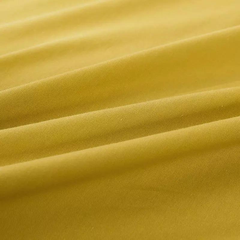 Cotton Sateen Plain Bed Sheet - Lime Yellow