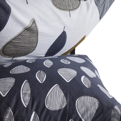 Pure Cotton Bed Sheet Set - Leaves