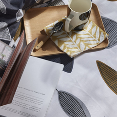 Pure Cotton Bed Sheet Set - Leaves