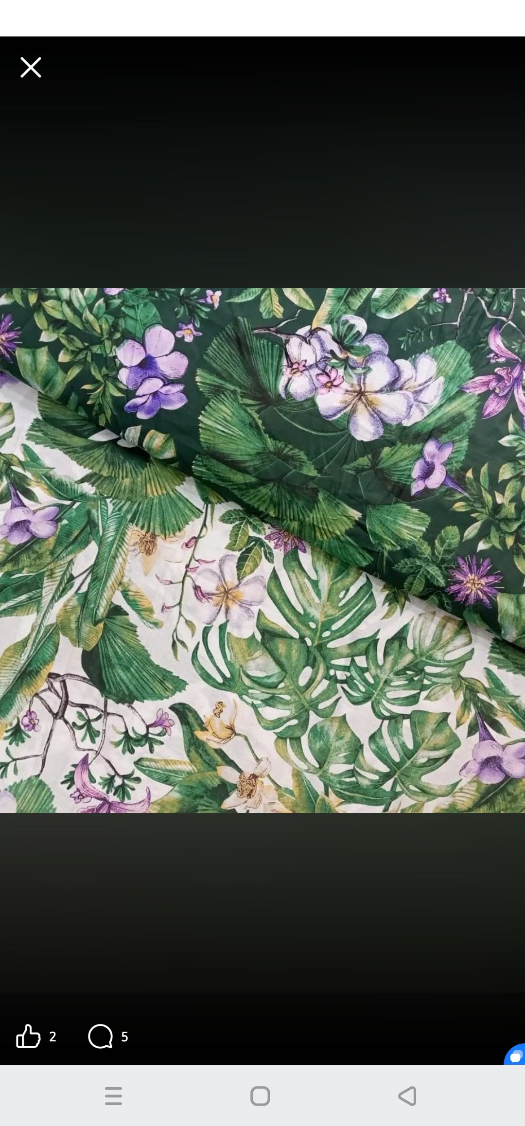 Pure Cotton Fitted Sheet Set - Tropicana