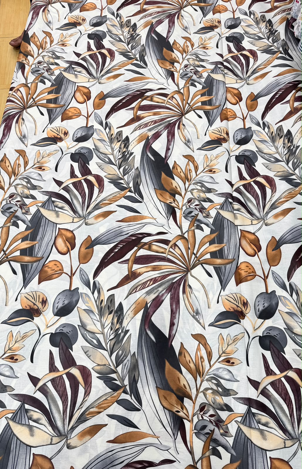 Pure Cotton Fitted Sheet Set - Botanica