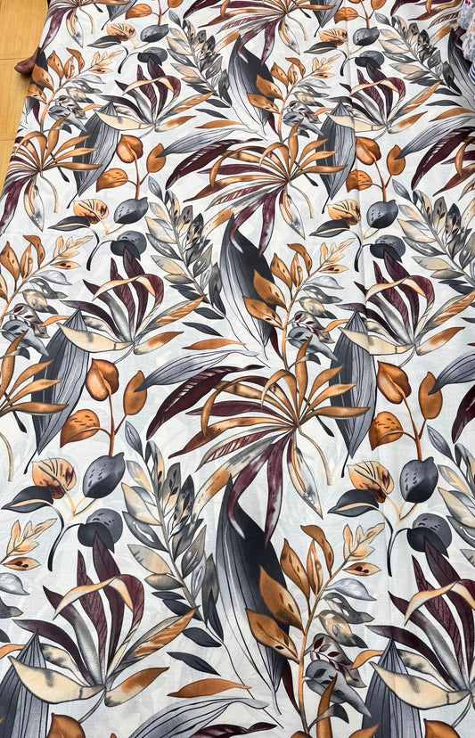 Pure Cotton Fitted Sheet Set - Botanica
