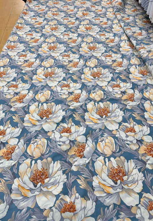 Pure Cotton Fitted Sheet Set - Rust Petal