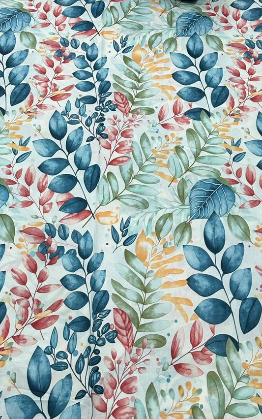 Pure Cotton Fitted Sheet Set - Autumn Breeze
